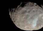 Fotografía de Fobos: una de las lunas de Marte